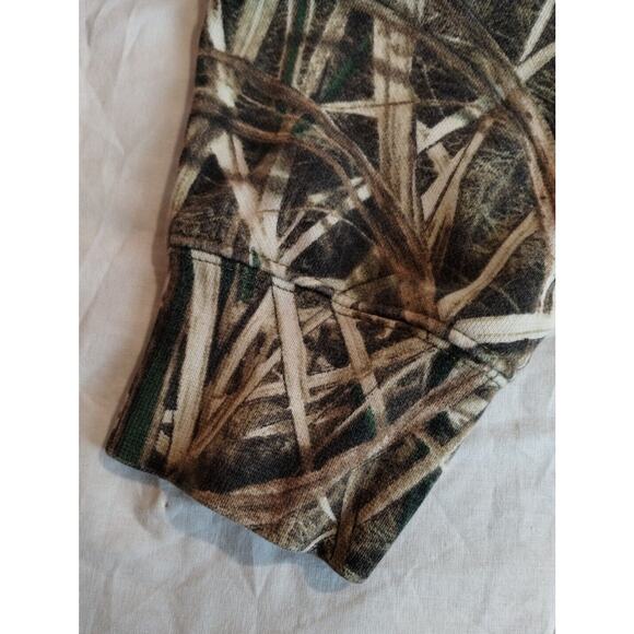 Cabela's Womens 2XL Camo Hoodie Sweatshirt Mossy Oak Duck Hunting Cattails - Picture 10 of 10
